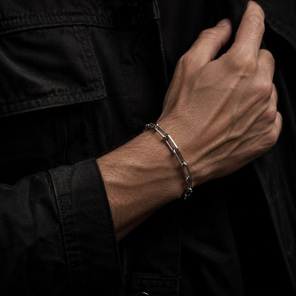 BLOCK CHAIN BRACELET