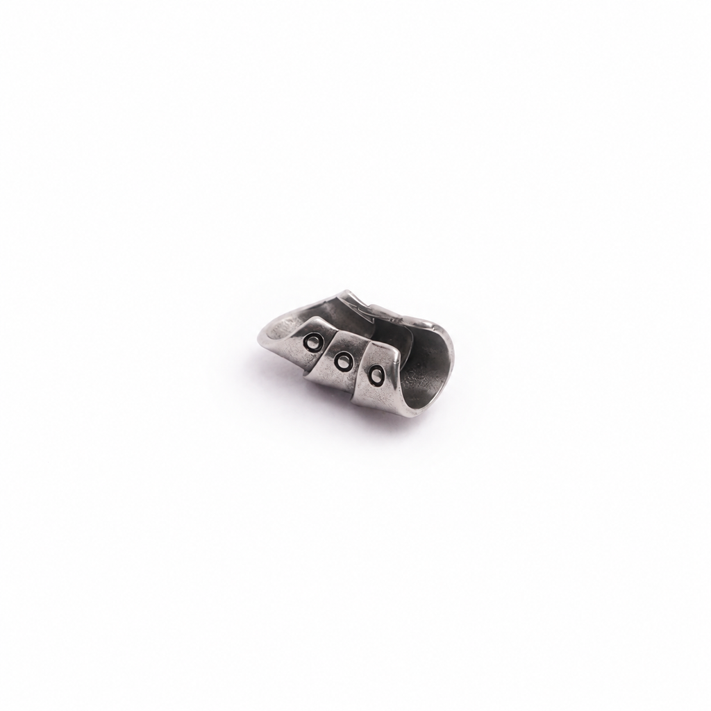 SILVER CROISSANT CUFF